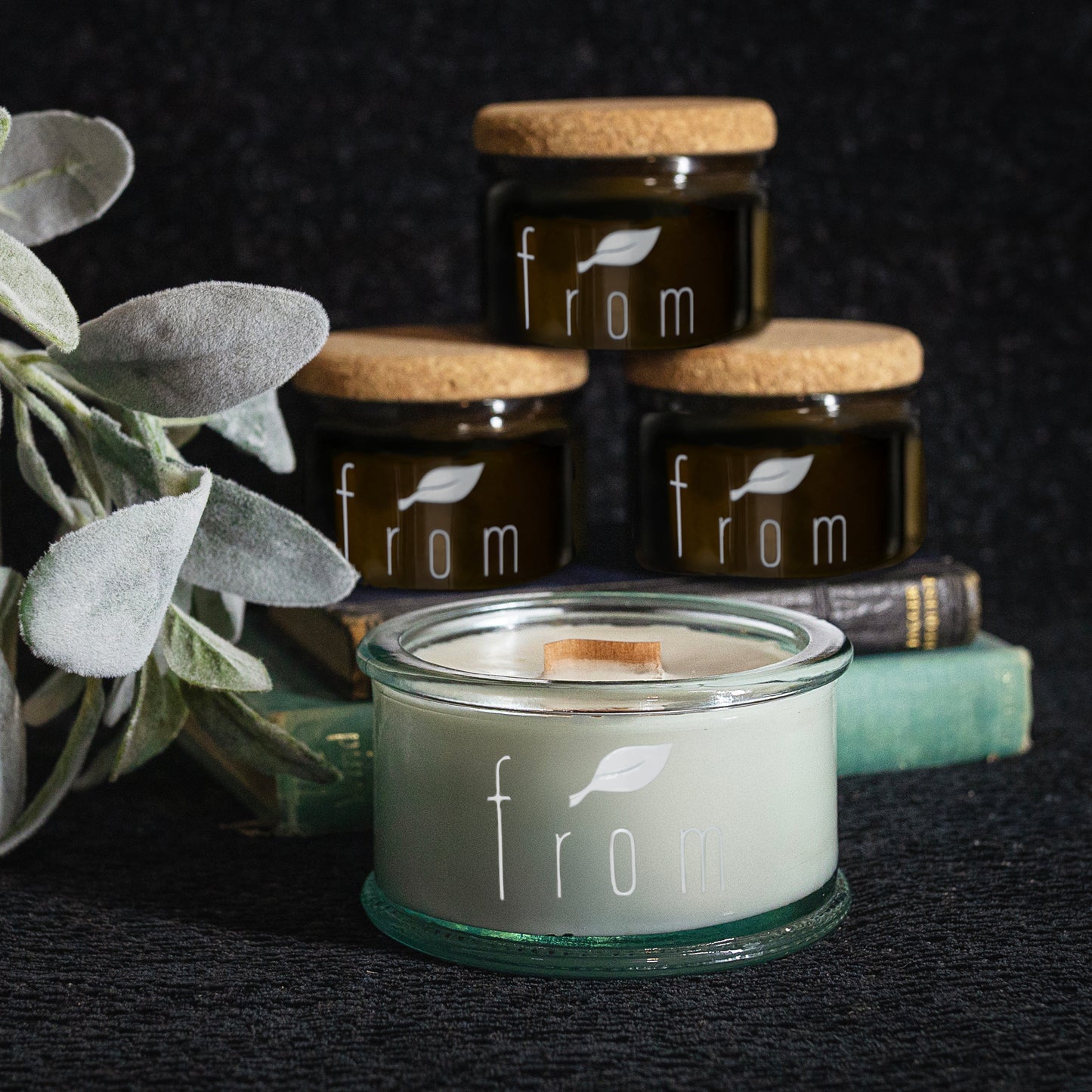 The Trace Candle Selection - Recycled Glass 10 oz Candle