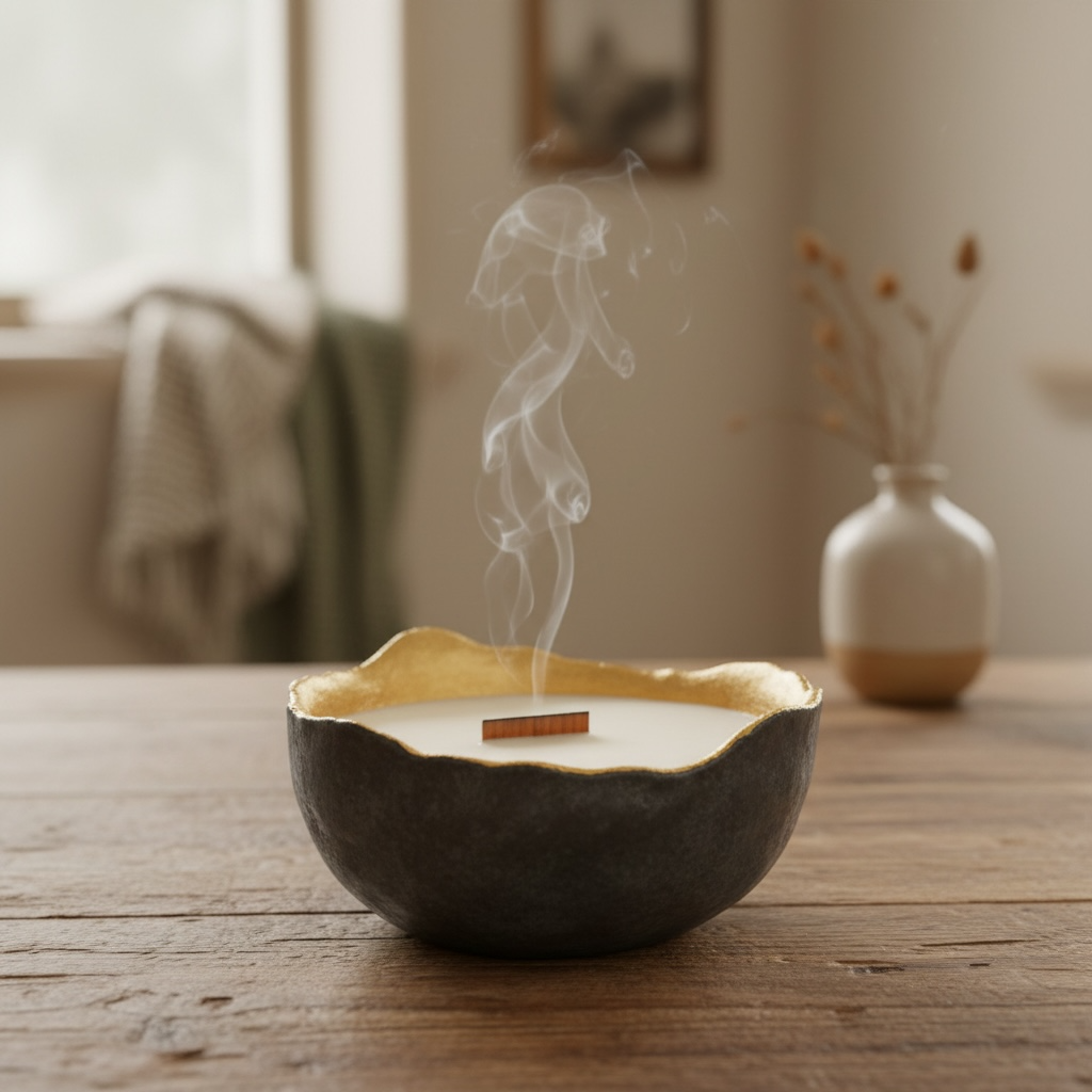 Gilded Light Candle - NOIR BLACK