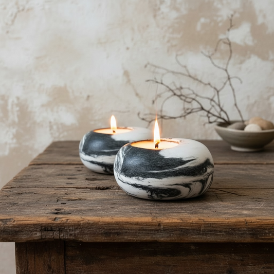 The Marble Stone Candle	(Unscented)
