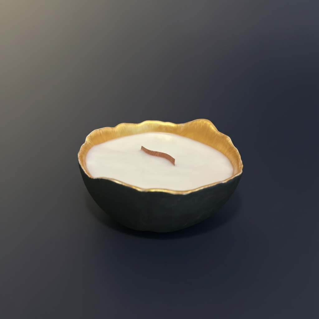 Gilded Light Candle - NOIR BLACK