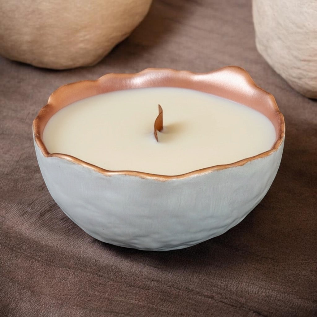 Gilded Light Candle - ROSE GOLD