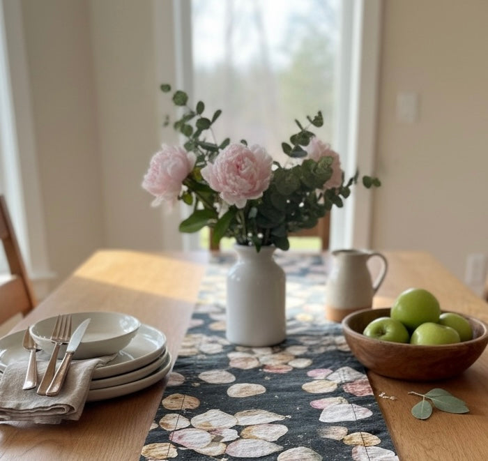 Rose Drift Table Runner