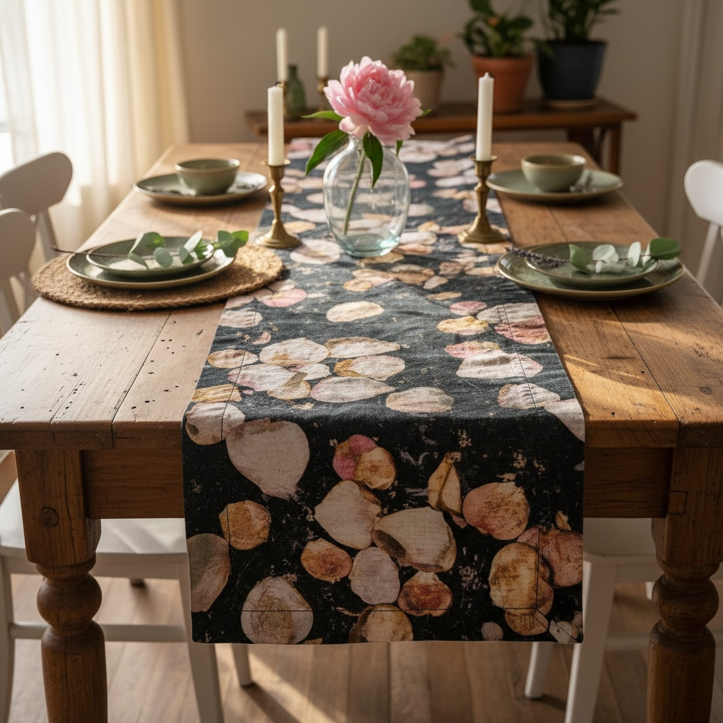 Rose Drift Table Runner