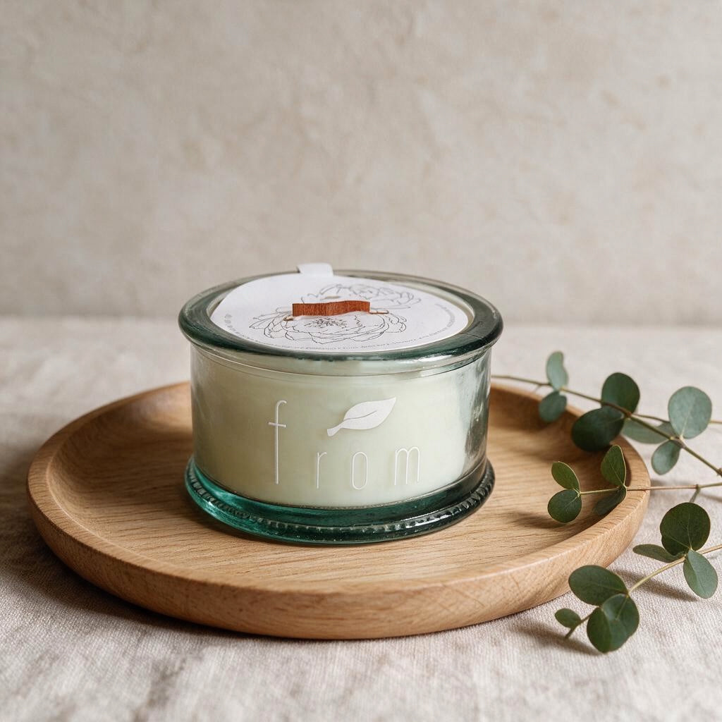 The Trace Candle Selection -  Recycled Glass 10 oz Candle
