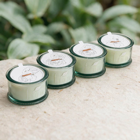 The Trace Candle Selection -  Recycled Glass 10 oz Candle