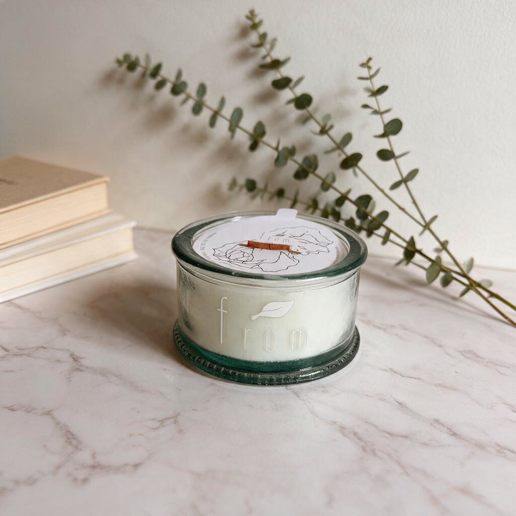 The Trace Candle Selection -  Recycled Glass 10 oz Candle